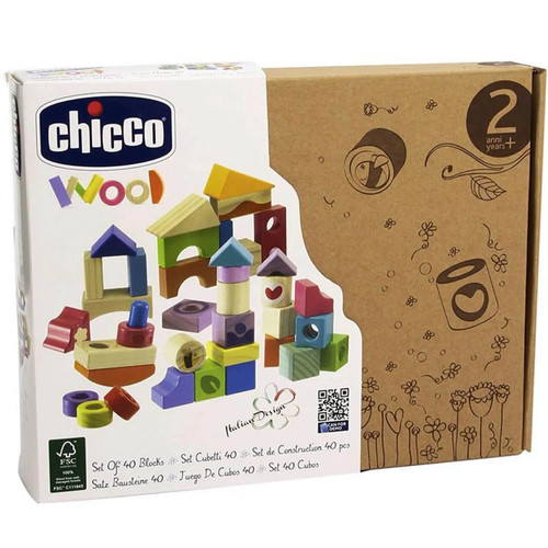 Chicco bausteine 40er - 40er, bunt